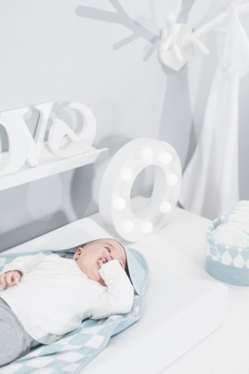 Jollein waffle vintage green 3