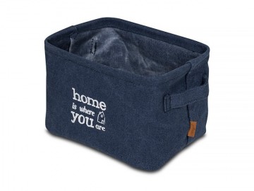 Commodemandje stonewashed canvas navy